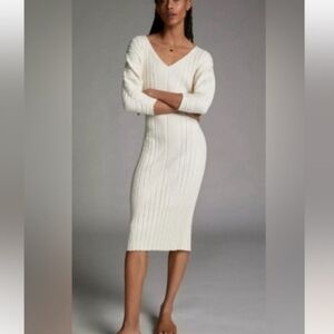Anthropologie Maeve Maris Midi Sweater Dress-NWT (Retails 158)